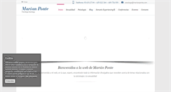 Desktop Screenshot of marianponte.com