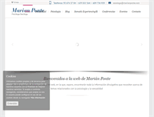 Tablet Screenshot of marianponte.com